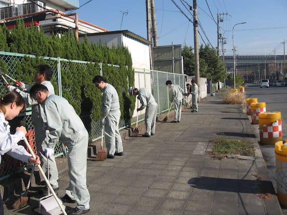 泉大津市泉北4区合同清掃活動（泉北工場）