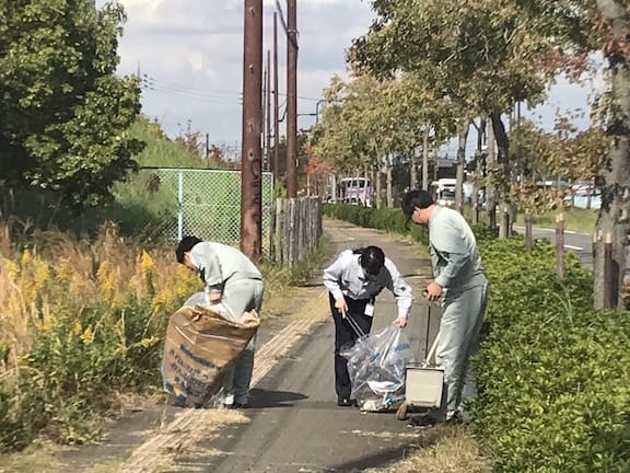 和泉商工会議所主催清掃活動（研究所）