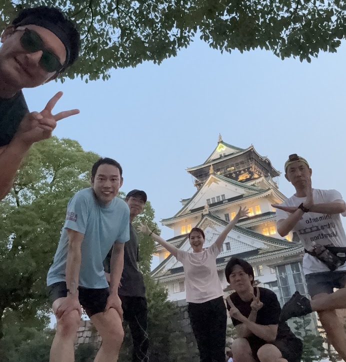 走歩会 月一の大阪城練習会