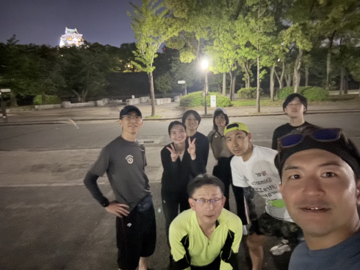 走歩会 月一の大阪城練習会